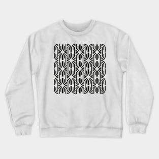 Black and white pattern elegant deco Crewneck Sweatshirt